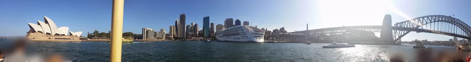 A baía de Sydney, Março de 2015
