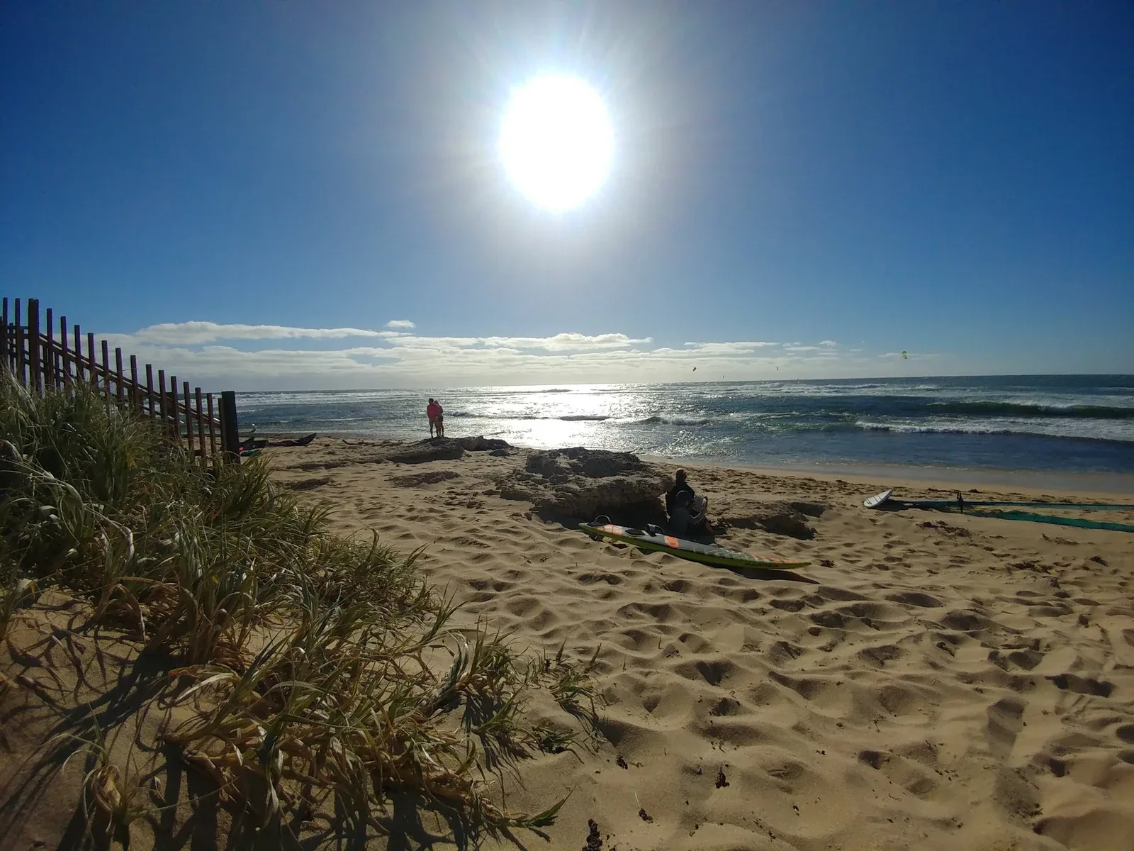 Na praia, Dezembro de 2017