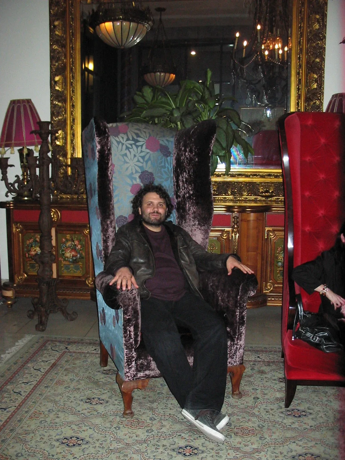 Num trono, num hotel de Dublin