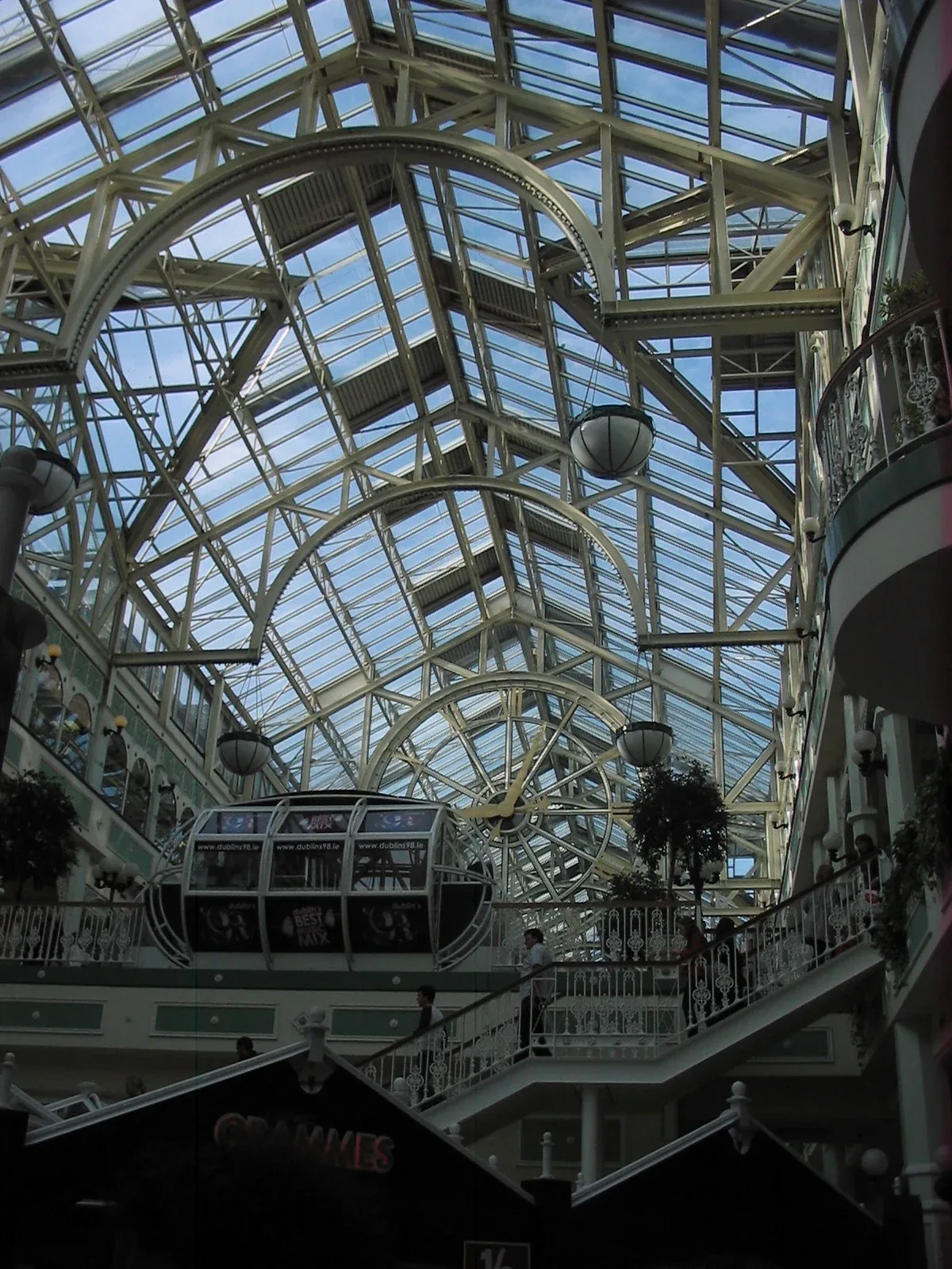 Um centro comercial de Dublin